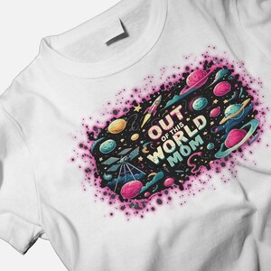 Camiseta de mamá galáctica. Camiseta de mamá espacial, mamá astronauta, mamá estelar, mamá intergaláctica, camiseta de mamá exploradora, regalo de mamá fuerte