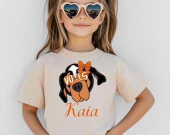 YOUTH personalized Smokey with Bow Tee