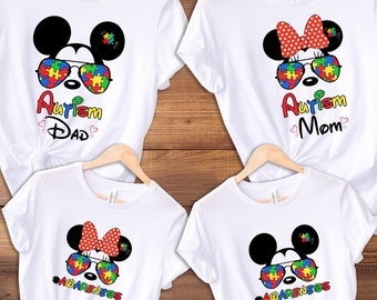 Autism Awareness Shirt, Autism Mom Shirt, Autism Shirt, Autism Mom Life Shirt, Autism Disney Shirt, Autism Support Shirt, Mickey Autism Tee