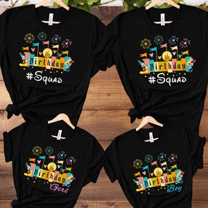 Birthday Squad Shirt, Disney Birthday Shirt, Disney Birthday Boy Shirt, Disney Birthday Girl Shirt, Family Birthday Shirt, Disney Tee