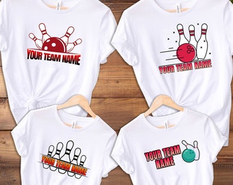 Custom Bowling Shirt, Bowling Team Shirt, Personalized Bowling Shirt, Bowling Crew Shirt, Bowling Squad Shirt,  Bowling Game Shirt