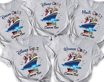 2025 Disney Cruise Shirts, Disney Dream Cruise Family Shirts 2025, Disney Cruise shirts, Disney Ship Tee, Mickey and Minnie Cruise Shirts