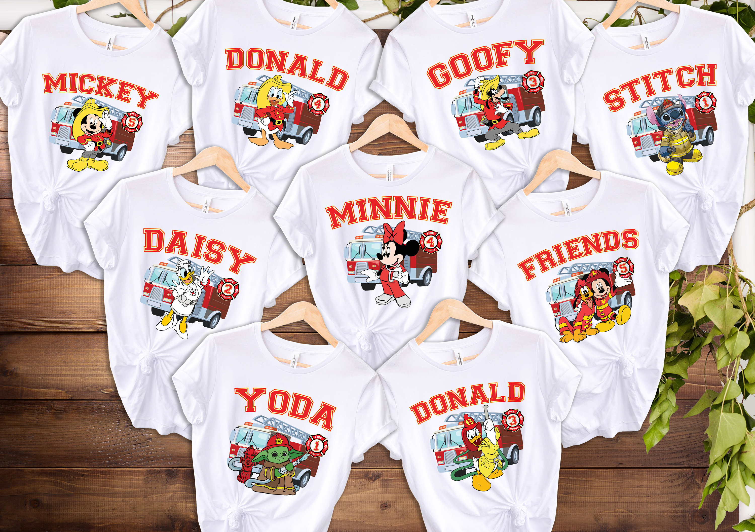 Disney firefighter shirt sales
