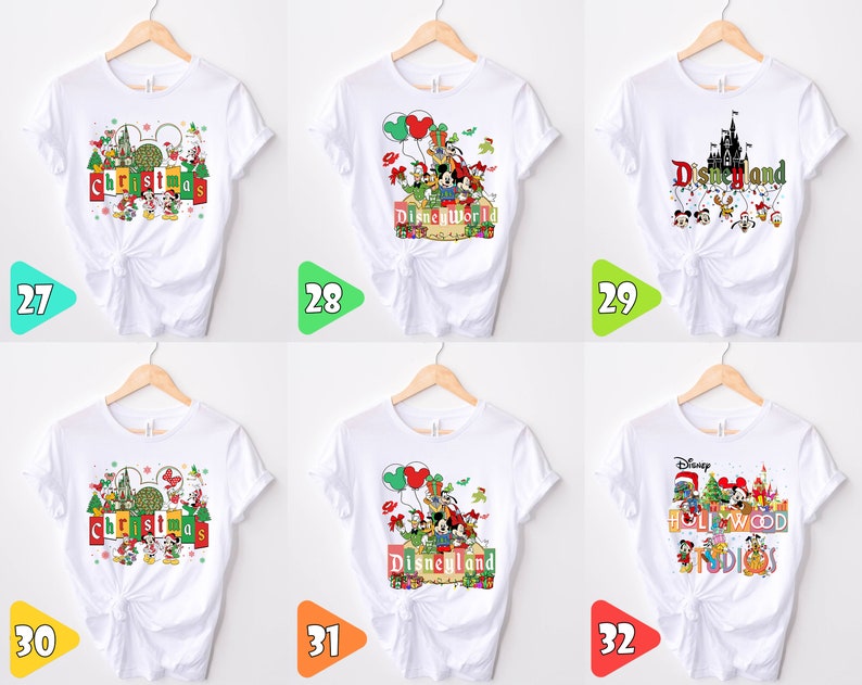 Disney Princess Christmas Shirt, Disneyland Xmas Girls Trip, Disney Princess Christmas Tee, Ariel Christmas Shirt, Belle, Aurora, Elsa, Show Bild 9