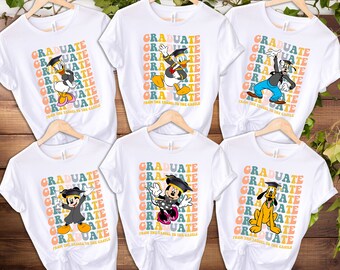 Disney Graduate Shirt, Graduation Senior Shirt, Mickey Graduate Tee, Senior Team Shirt, Graduate 2024, Disney Class of 2024,Tassel to Castle