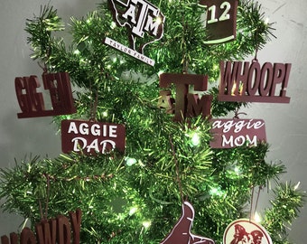 TX A&M Ornament