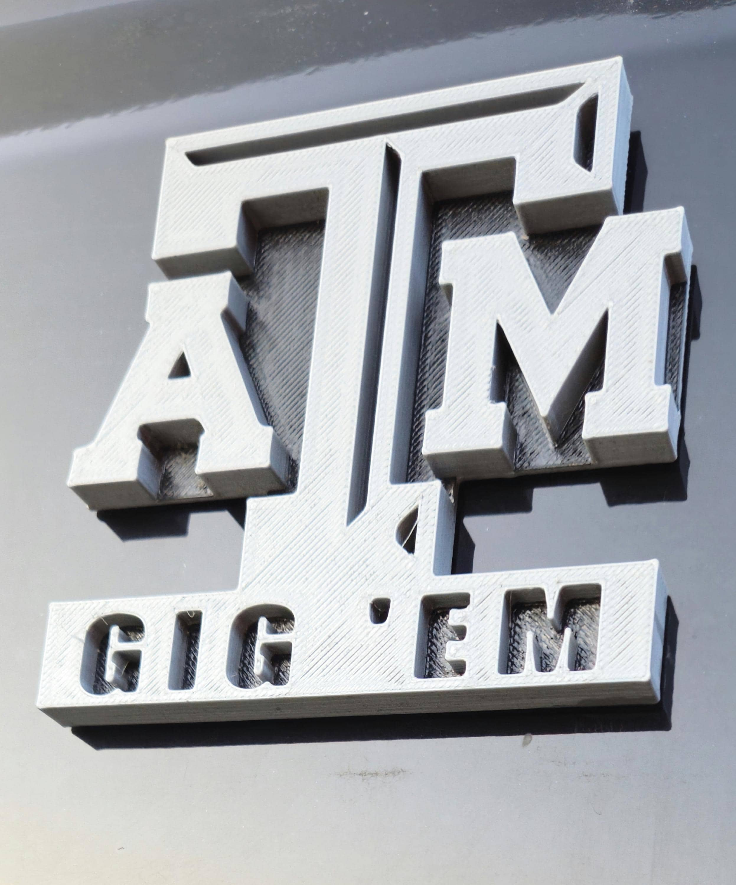 Texas A&M Aggies Clear Vinyl Decal - 4x4 Inch Car Sticker For Team Pride