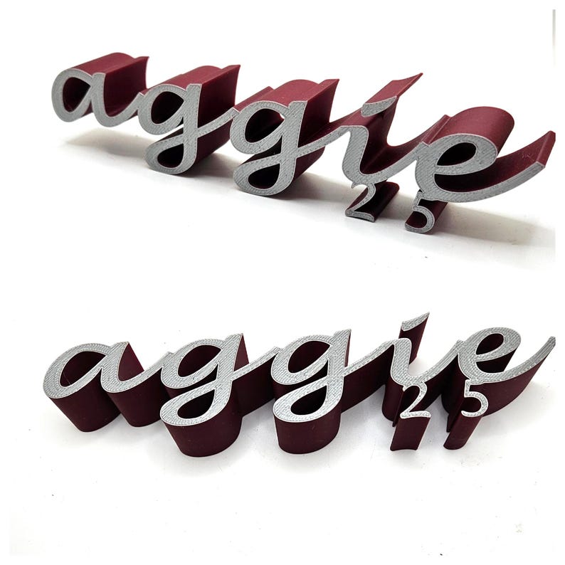 Texas A&M Floating Aggie Class Year Block Decoration - Etsy