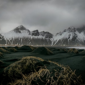 Vestrahorn Landscape: Enshrouded Peaks