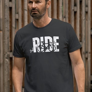 Just Ride, Cycling Shirt, Bike, Cyclist Shirt, Cycling Gift, Bicycle, Cyclist Gifts, Bicycle Rider, Cyclist, Gift for Her, Gift for Him