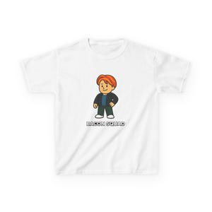 Roblox Bacon Hair Kids Heavy Cotton T-Shirt | Bacon Squad Gamer Shirt image 8