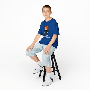Roblox Bacon Hair Kids Heavy Cotton T-Shirt | Bacon Squad Gamer Shirt image 6