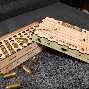 9 mm ammo crate, ammo box, ammo storage