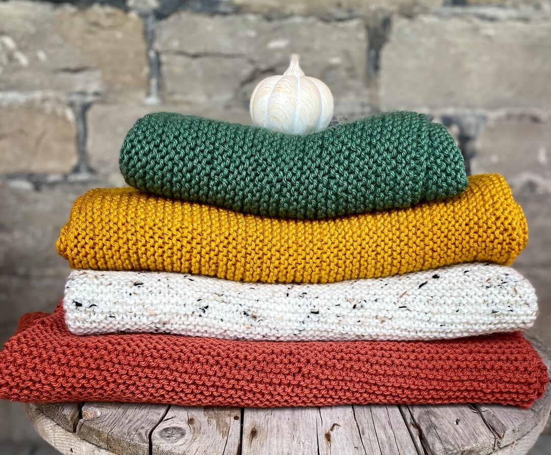 Hand Knitted Lap Blankets Etsy