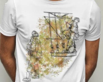 Treasure Planet-inspirerad Jim Hawkins Vintage Sketch Tee Disney World Tee