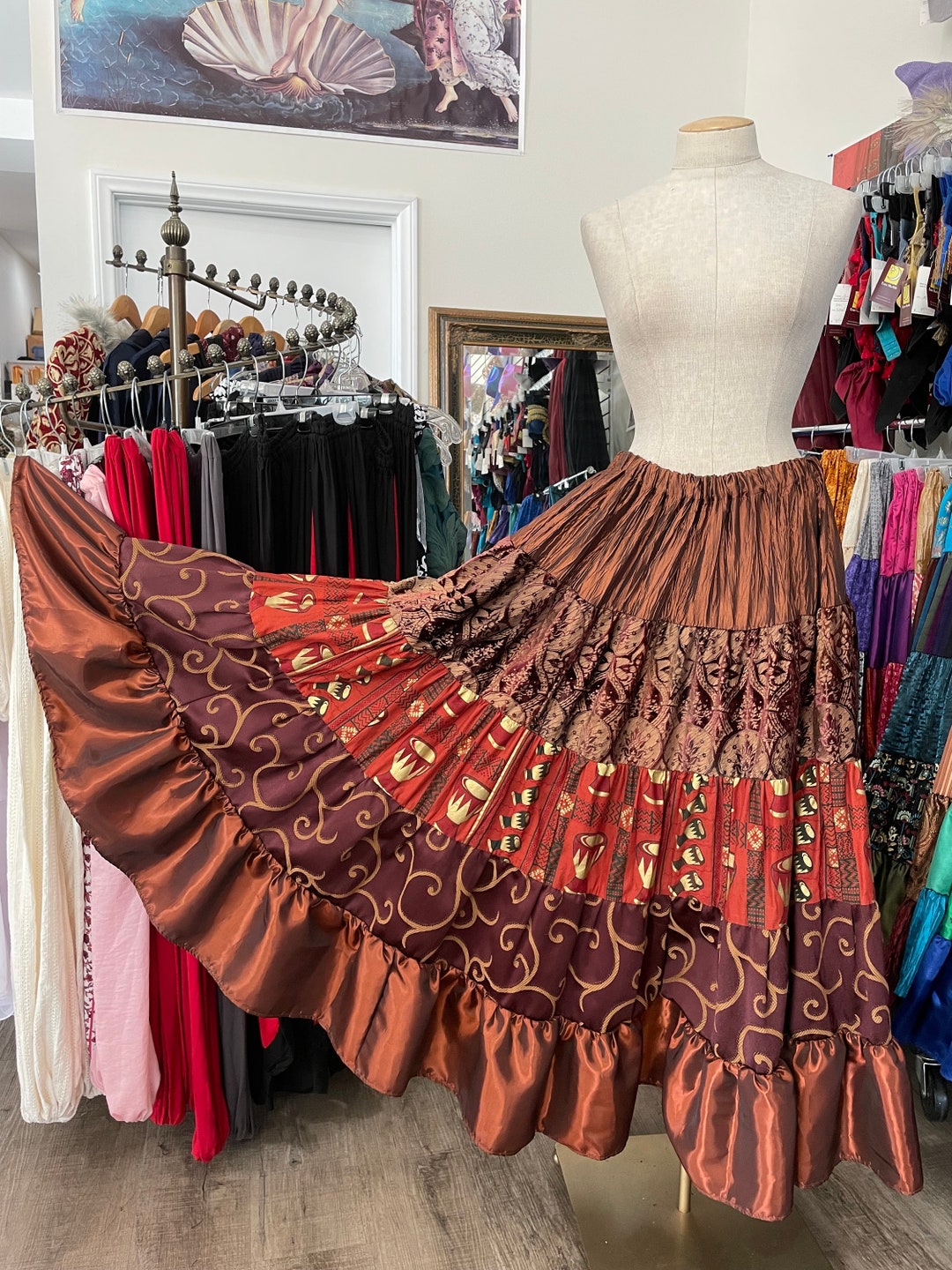 Drums of Autumn Tier Skirt Etsy