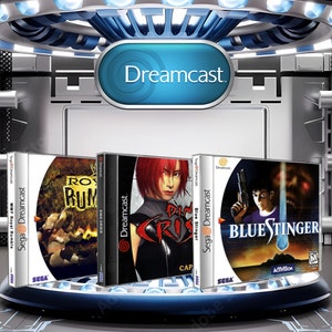 Sega 1999 DreamCast Dream Cast Custom Replacement Reproduction Covers (Artwork Only No Game or Case)