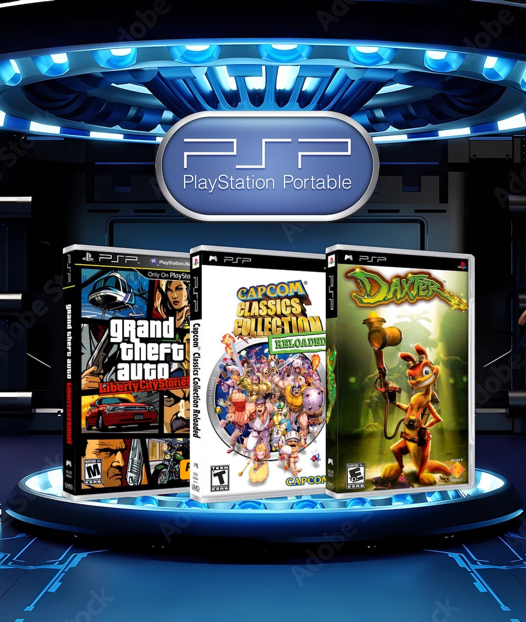 Sony (2004) Playstation PSP Portable Custom Replacement