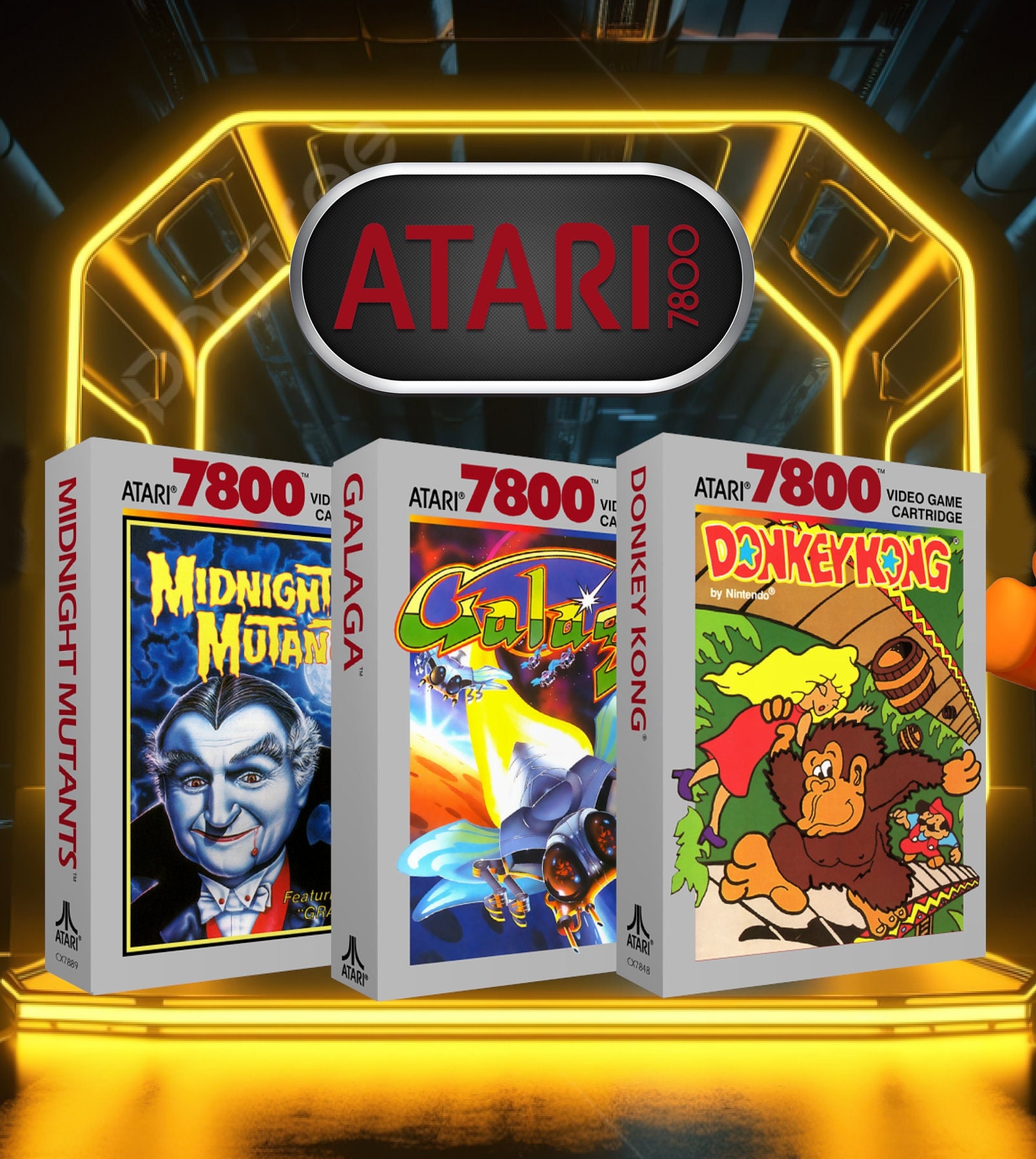 Atari 7800 - Etsy 日本