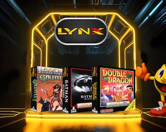 Atari 1989 Lynx (Atari Lynx) Custom Replacement Reproduction Covers (Artwork Only No Game or Case)