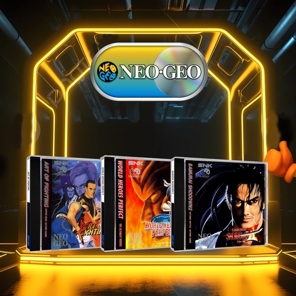 Retro SNK 1994 Neo Geo CD Replacement Reproduction Covers (Artwork Only No Game or Case)