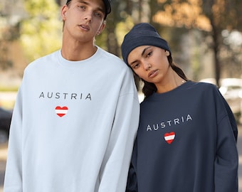 Austria Sweatshirt, Austria Unisex Sweater,  Austria Crewneck, Austria Unisex Shirt, Austria Shirt, Austria Pullover