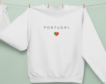 Portugal Athletic Unisex Adult Crew Neck, Gift Portugal Sweatshirt, Portugal Shirt, Lisbon Shirt, Portugal Sweater, Portugal Pullover