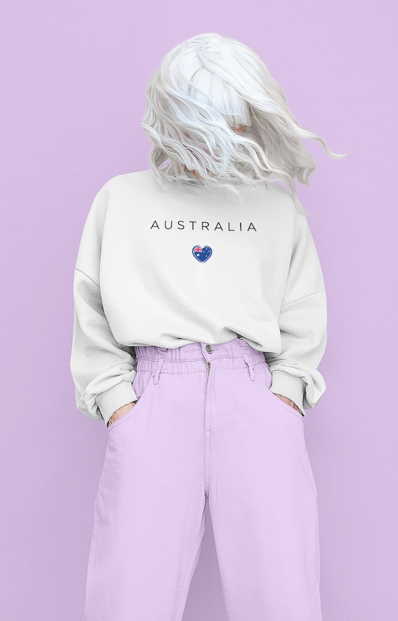Australia Sweatshirt Aussie Crewneck Women Pullover Shirt Gift Australian Sweater Vintage Apparel Vacation Clothing Sydney Souvenir