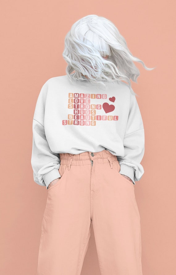 Love Puzzle Cruciverba Felpa per la madre di San Valentino