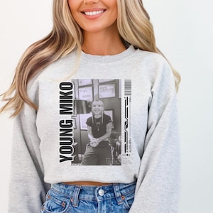 Young miko fan shirt|young miko shirt|trap kitty merch,young miko merch,baby miko sweatshirt,y2k miko shirt,karol and young miko|xoxo shirt