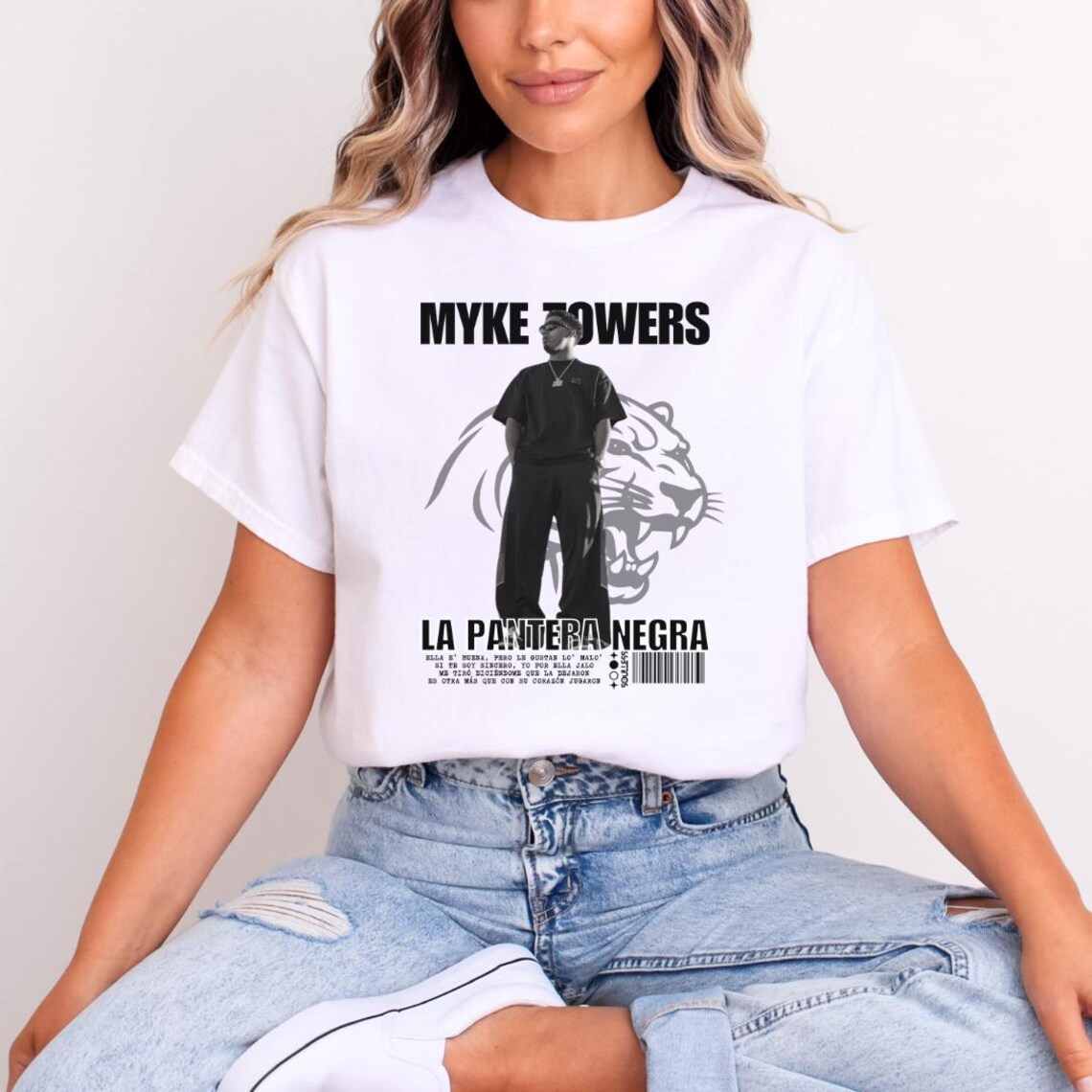 Myke Towers Graphic Tshirt,music Fan Clothingñ,90’s Vintage Shirt