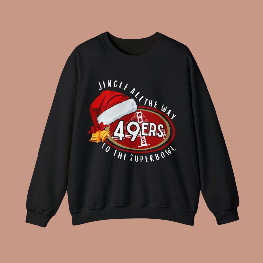 NFL Ugly Sweater San Francisco 49ers Pullover Christmas Big Logo 2-Color Xmas