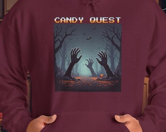 Halloween Hoodie, Creepy Sweatshirt, Trick Or Treat Hoodie, Spooky Hoodie Gift, Creepy Sweatshirt, Hoodie for Halloween, Halloween Gift Idea