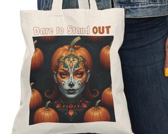 Halloween Pumpkin Bag, Reusable Shopping bag, trick or treat bag, Halloween Pumpkin Bag, Halloween eco-friendly bag, Halloween Gift Idea