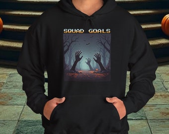 Halloween Team Hoodie, Trick or treat Team,  Halloween Creepy sweatshirt, Halloween Matching Hoodies, Team Sweatshirt, Unisex Team Hoodie