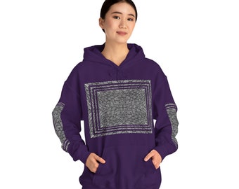 Hooded Sweatshirt Unisex Leaf Design Vibrant Colors Casual Wear Fashionable Style Comfortable Clothing Spring Fashion Nature Stylish Apparel