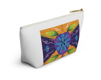 Stylish organizer, Spring blossom, Makeup bag, Floral elegance, Colorful accessory, Spring fashion, Fashion, Vibrant, Ambiance, Fashionable