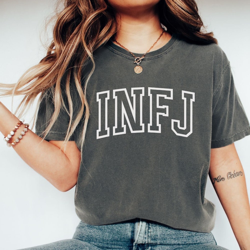 Infj Gifts, Infj Shirt, Comfort Colors, Introvert Shirt, Infj Gift, Psychology Gift, Mbti Shirt, Oversized Clothes, Introverted Shirt Empath