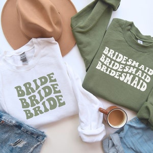 Bridesmaid Sweatshirt, Bachelorette Sweatshirts, Bridesmaid Gift, Bridal Party Gift, Luxury Bachelorette, Bach Club, Bachelorette Gift Ideas