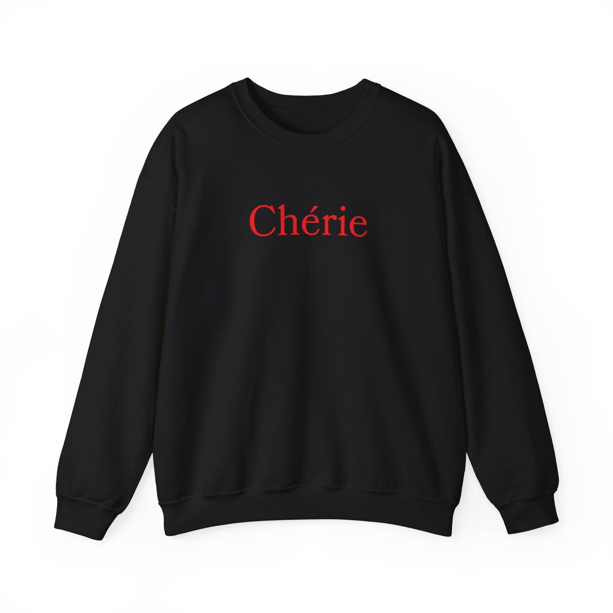 Cherie Sweatshirt French Sweatshirt Cherie Shirt French Sayings Cozy Sweatshirt Birthday Gift for Her Aesthetic Trendy Sweatshirt Etsy