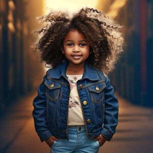 African American School Girl