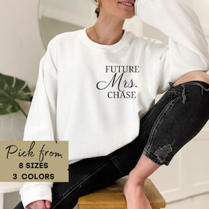 Engagement Gift Personalized Shirt Future Mrs Shirt Custom Bridal Gift Future Mrs Tee For Future Mrs, New Mrs Gift, Bride Pajamas, Honeymoon