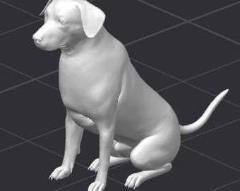 Labrador Dog STL 3D Printer File