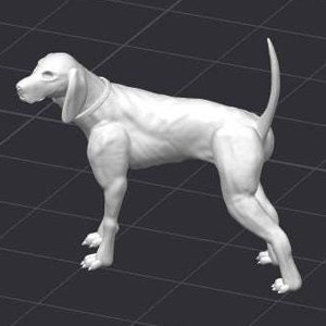 Pointer Dog STL 3D-skrivarfil Jakt Jakt Djur Husdjur