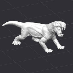Gorgonopsid Dinosaur STL 3D Printer File
