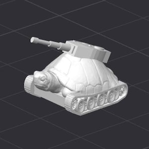 Turtle Tank Military Vehicle STL 3D Printer File