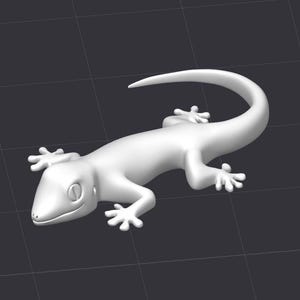 Gecko Lizard STL 3D Printer File