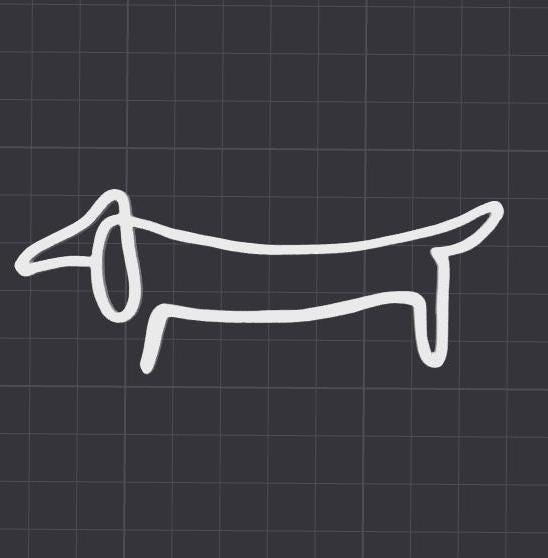 Picasso Weiner Dog Dachshund STL 3D Printer File