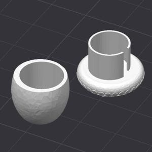 Acorn Geocache Stash Container STL 3D Printer File