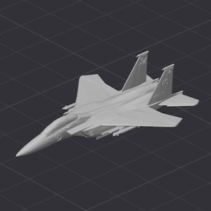 F-15SG Strike Eagle Fighter F15 F 15 Jet STL 3D Printer File